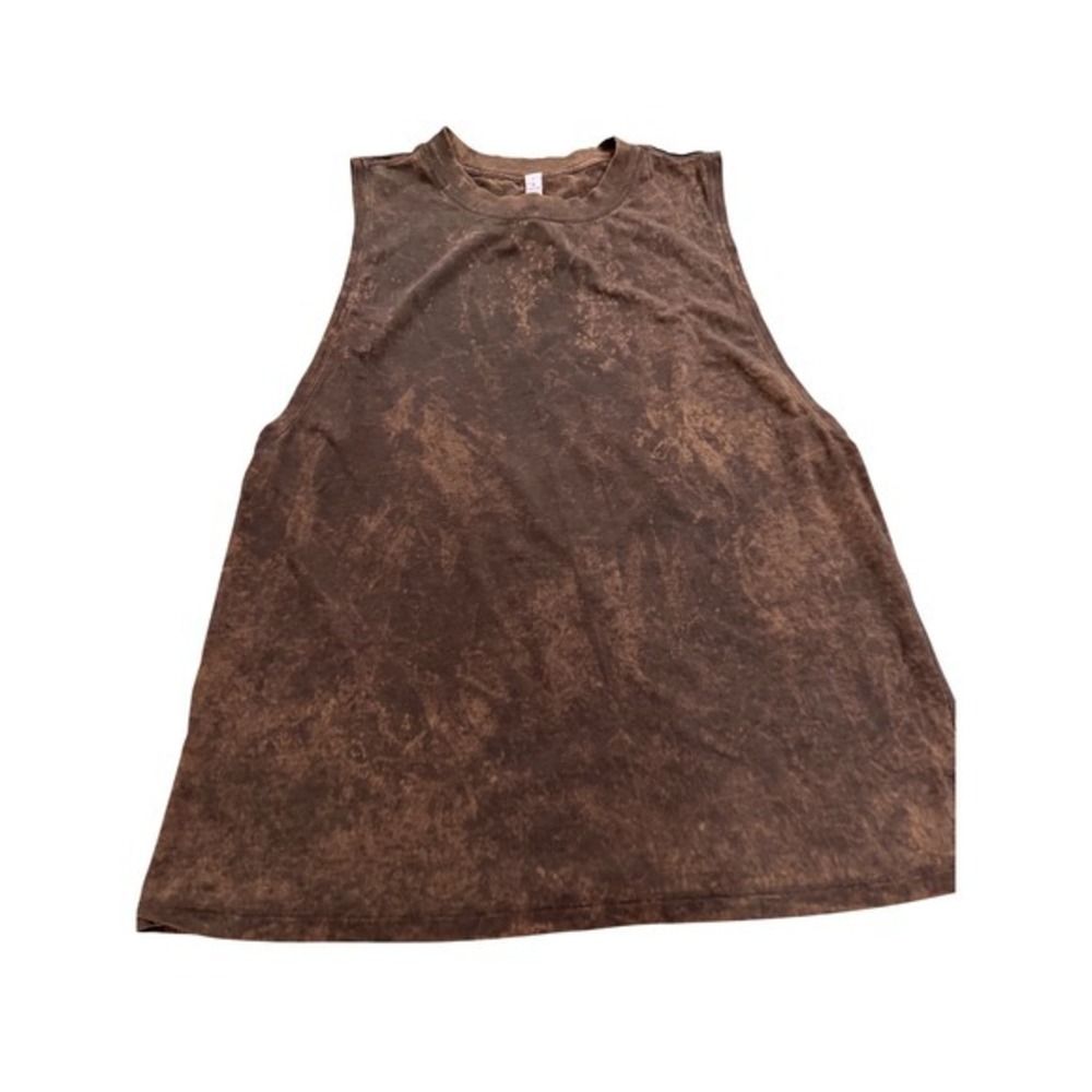 Lululemon All Yours Tank Cloudy Wash Dark Olive